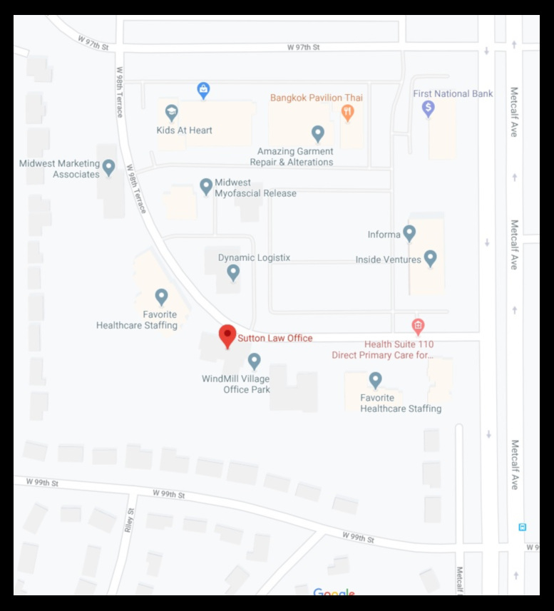 Google Map Sutton Law